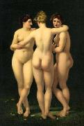 Baron Jean-Baptiste Regnault The Three Graces painting